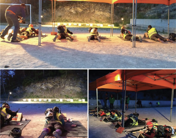Biathlon laser — La Plagne